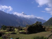 Panorama sur la vallée de Lukla