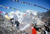 Pose au col du Zatwarla : 4200 m